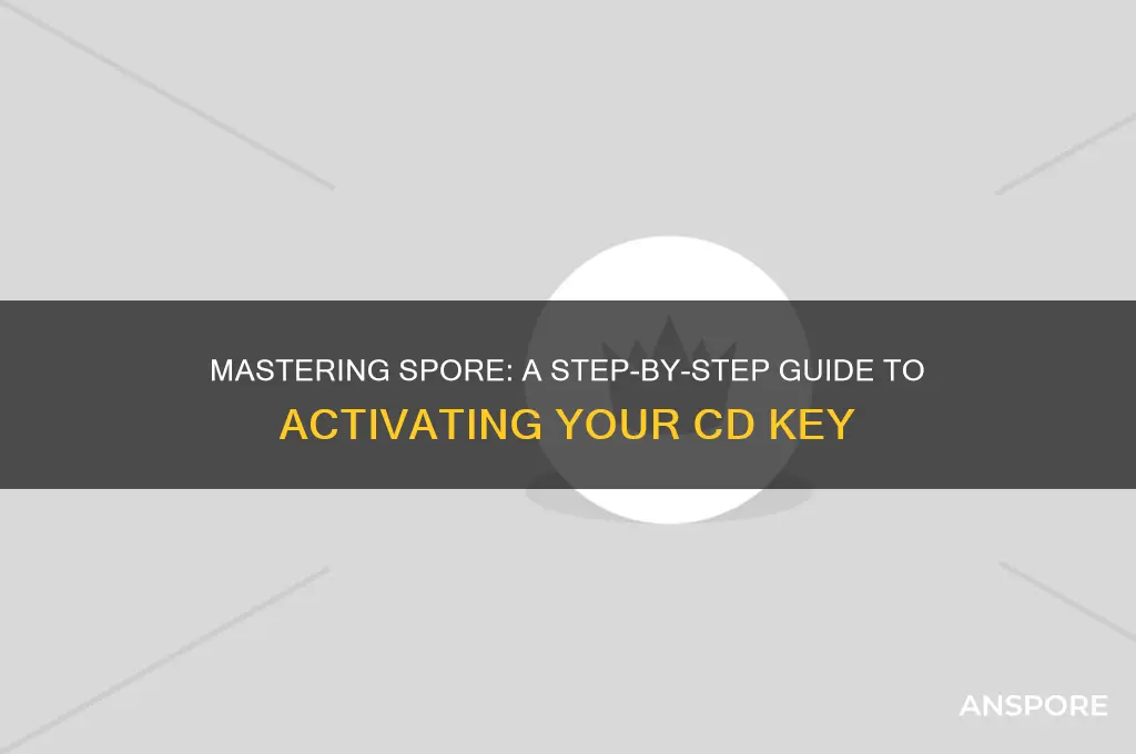 how to use the spore cd key