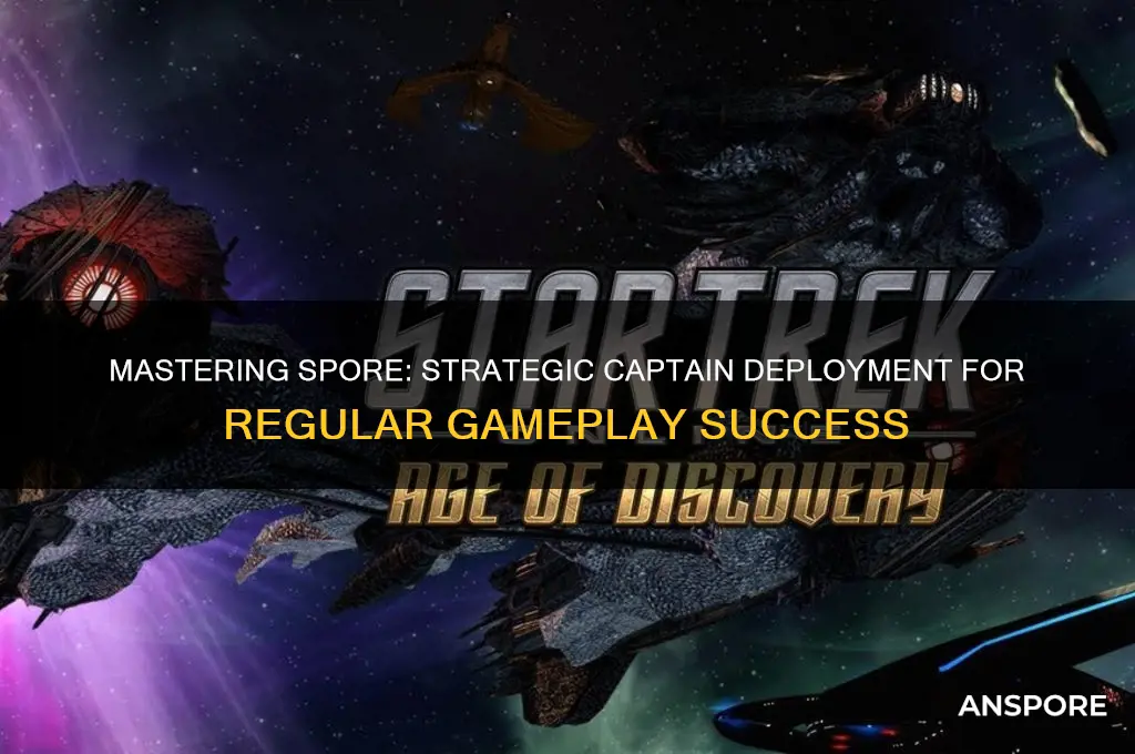 how to use your captains in regular spore