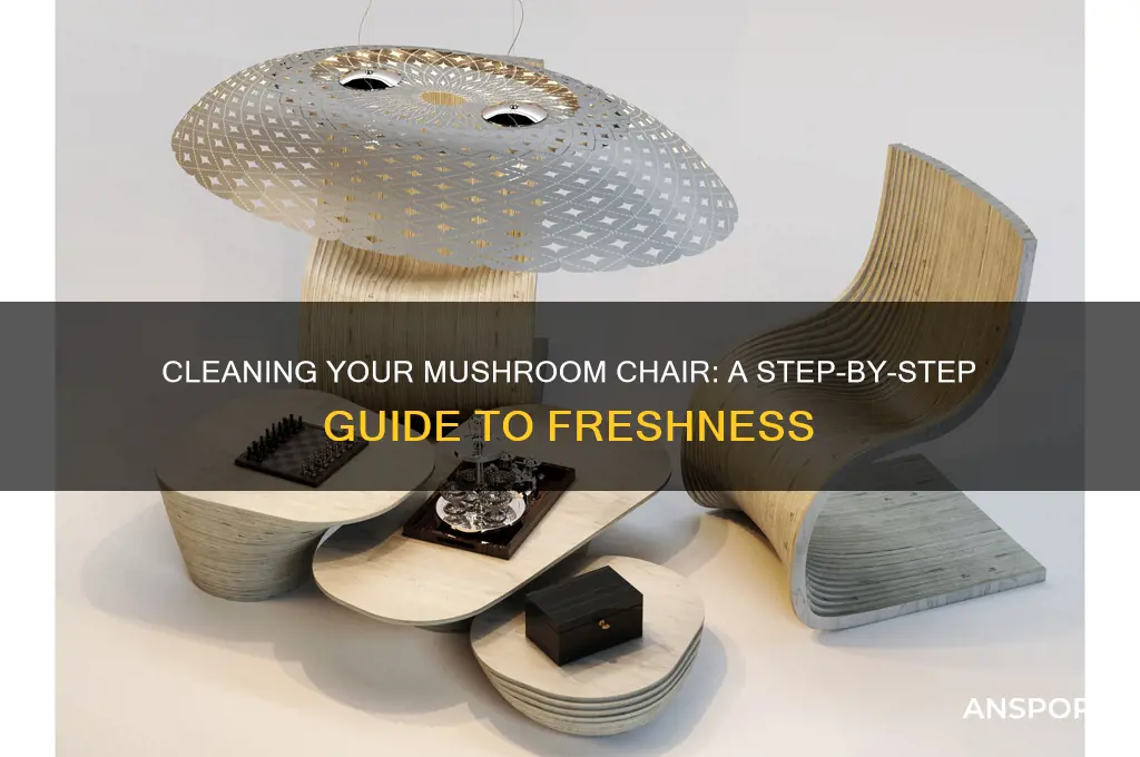 how to wash a mushroom chair