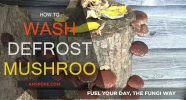 Cleaning Defrosted Mushrooms: A Quick Guide