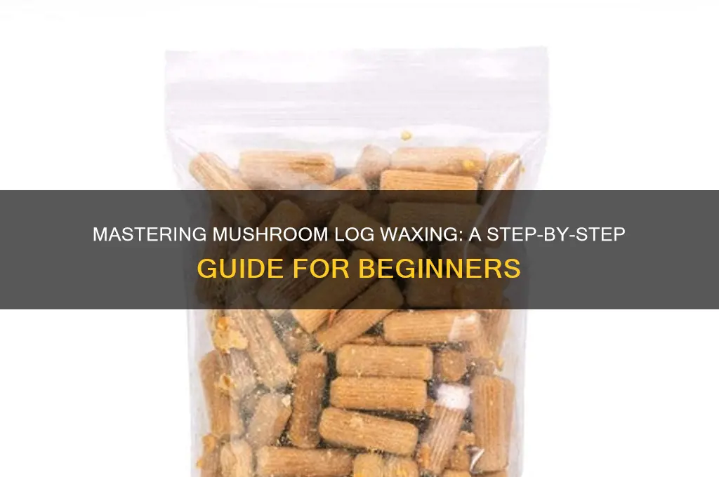how to wax a mushroom log