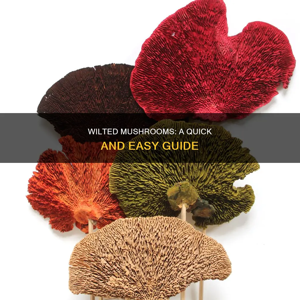 how to wilt mushrooms