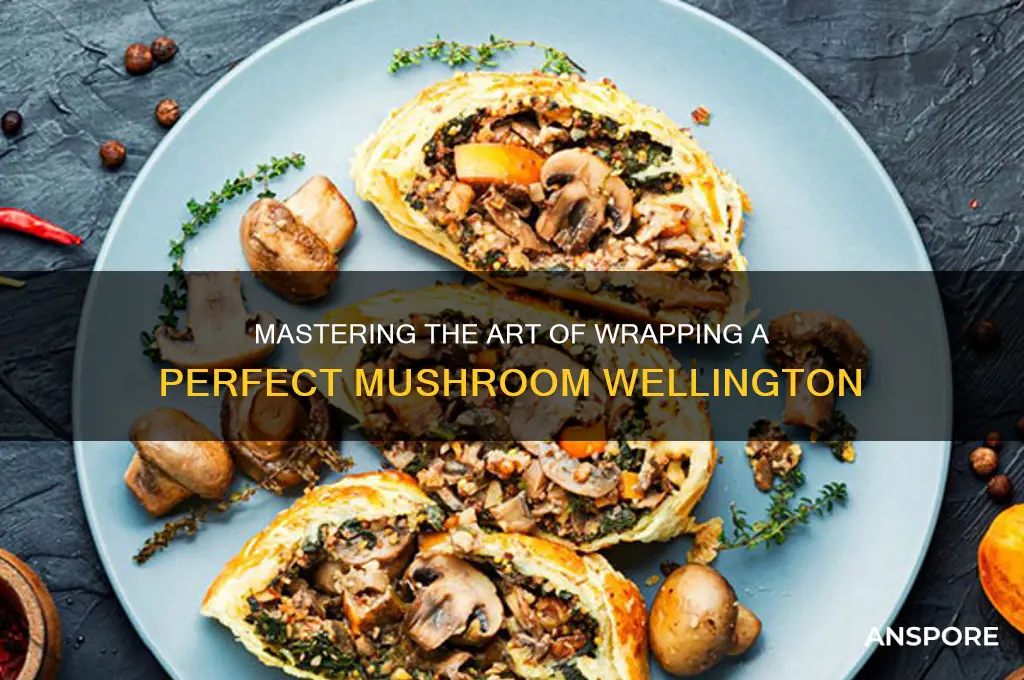 how to wrap a mushroom wellington