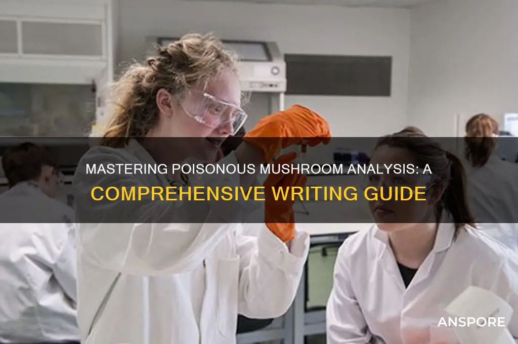how to write the poisonous mushroom analysis