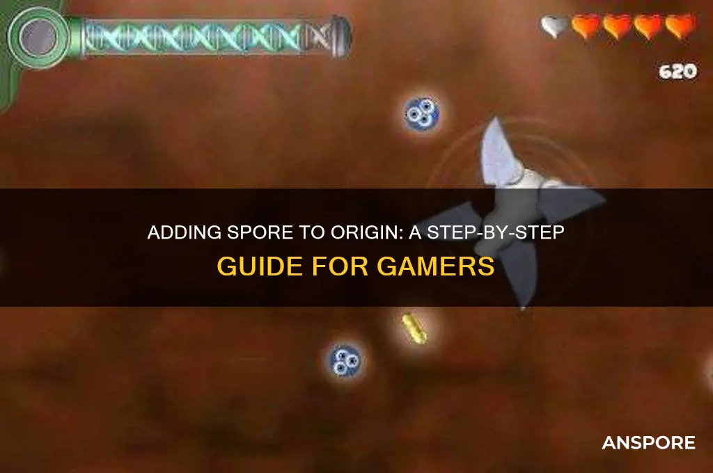 how toa dd spore to origin