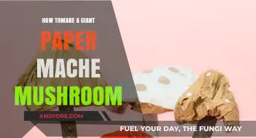 Crafting a Giant Paper Mache Mushroom: Step-by-Step Guide