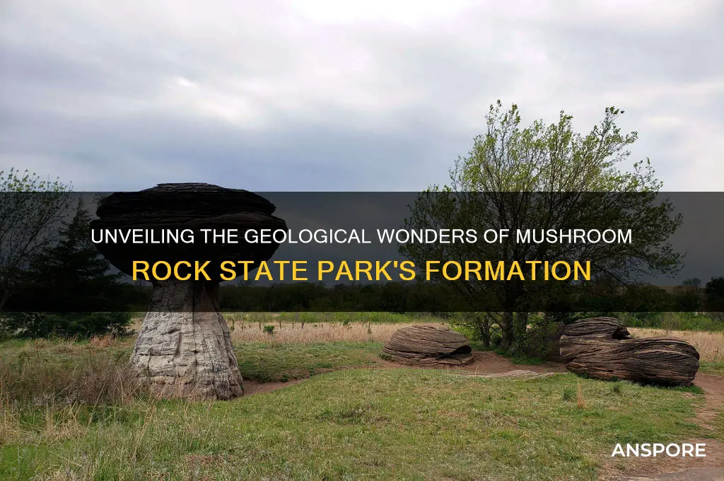 how was mushroom rock state park formed