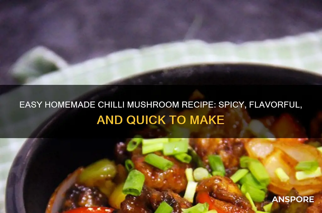how we make chilli mushroom at home