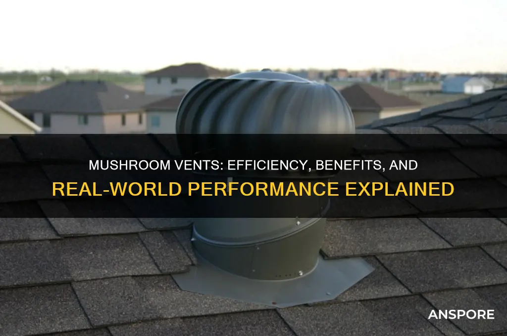 how well do mushroom vents work