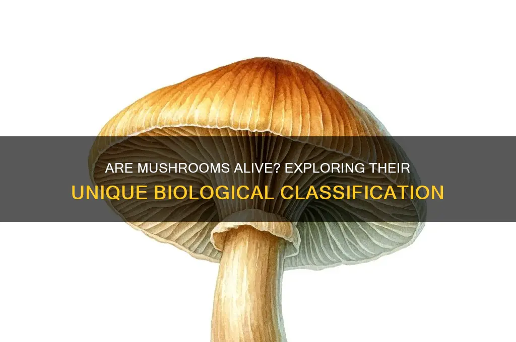 is a mushroom a living organism