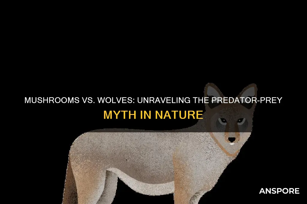 is a mushroom a predator to a wolf