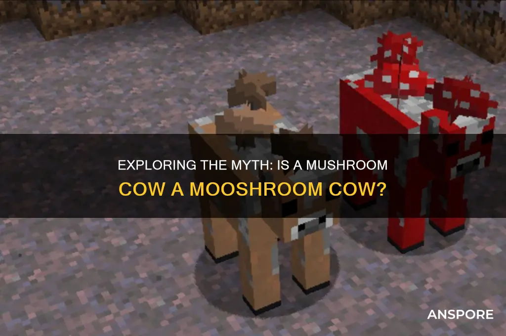 is a mushroom cow mooshroom cow