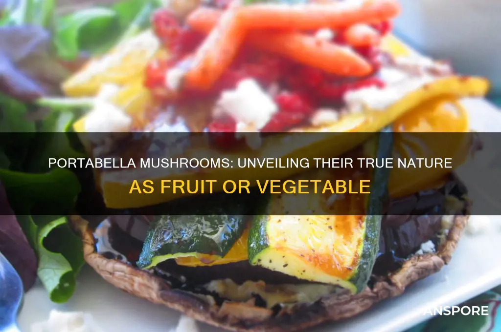 is a portabella mushroom a fruit or vegetable