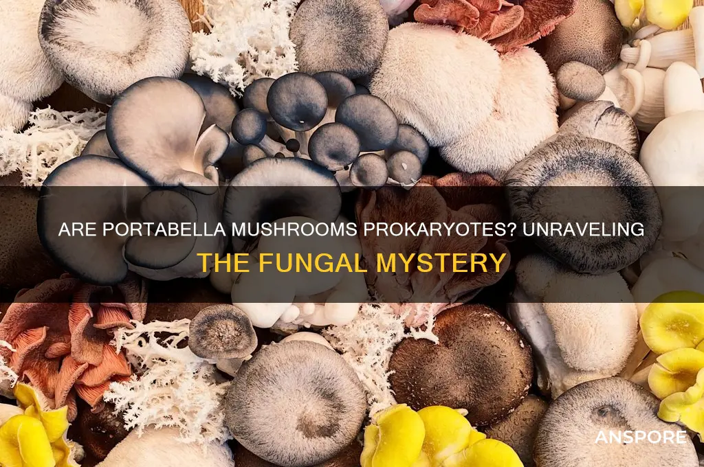 is a portabella mushroom a prokaryote