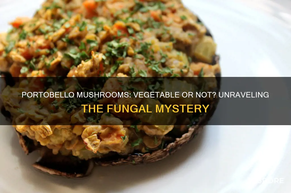 is a portobello mushroom a vegetable