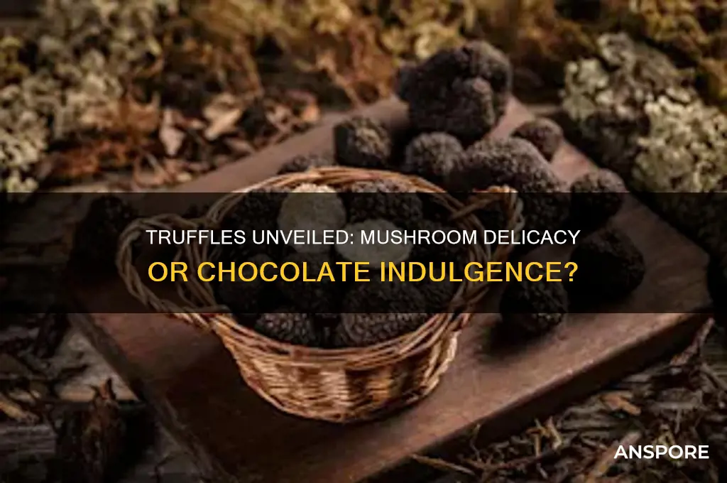 is a truffle a mushroom or chocolate