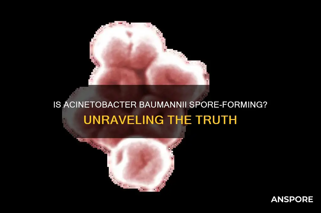 is acinetobacter baumannii spore forming