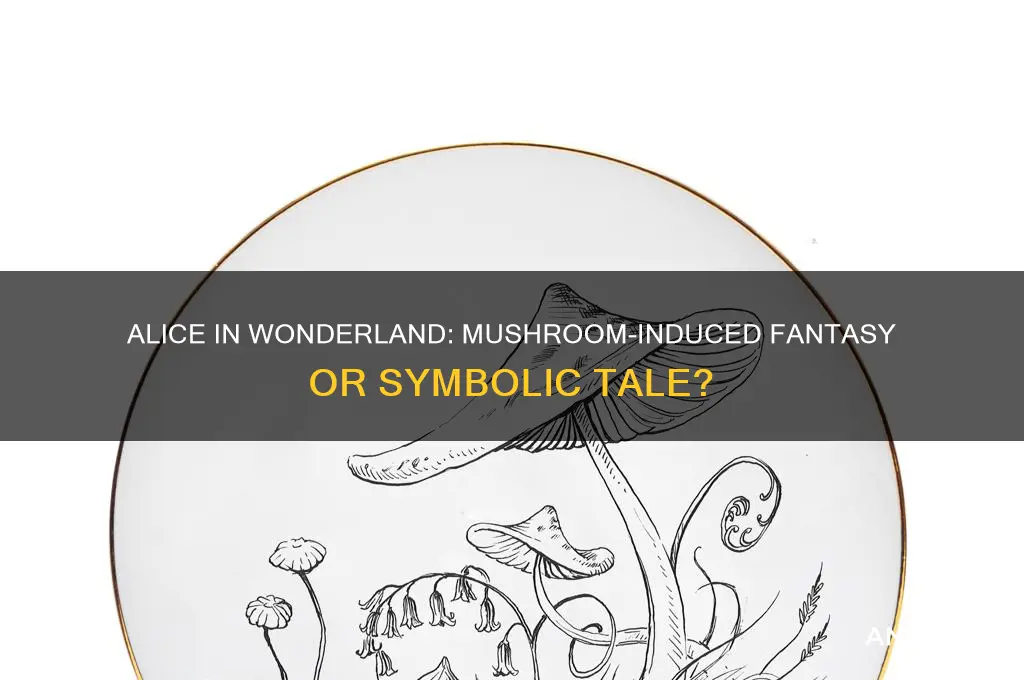 is alice in wonderland about mushrooms