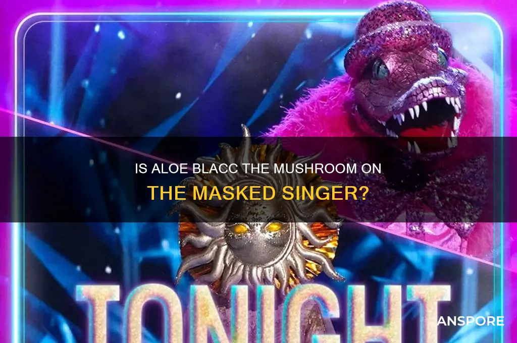 is aloe blacc the mushroom on masked singer