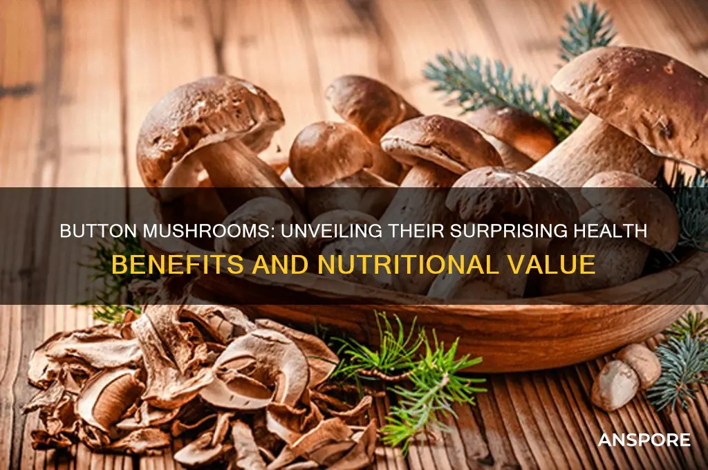 is button mushroom good for health