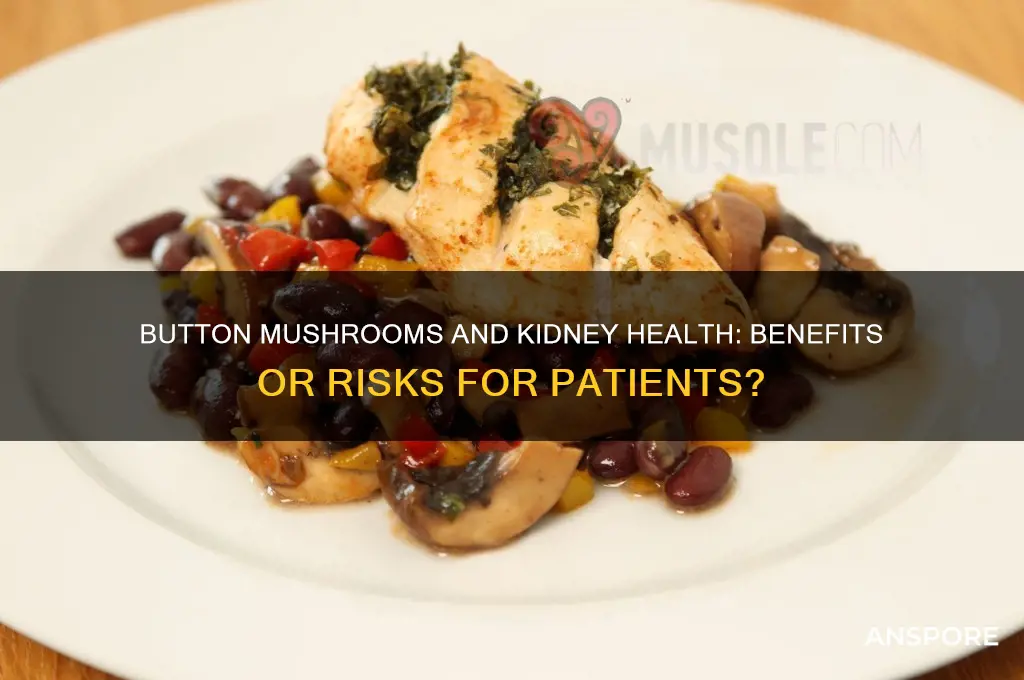 is button mushroom good for kidney patients