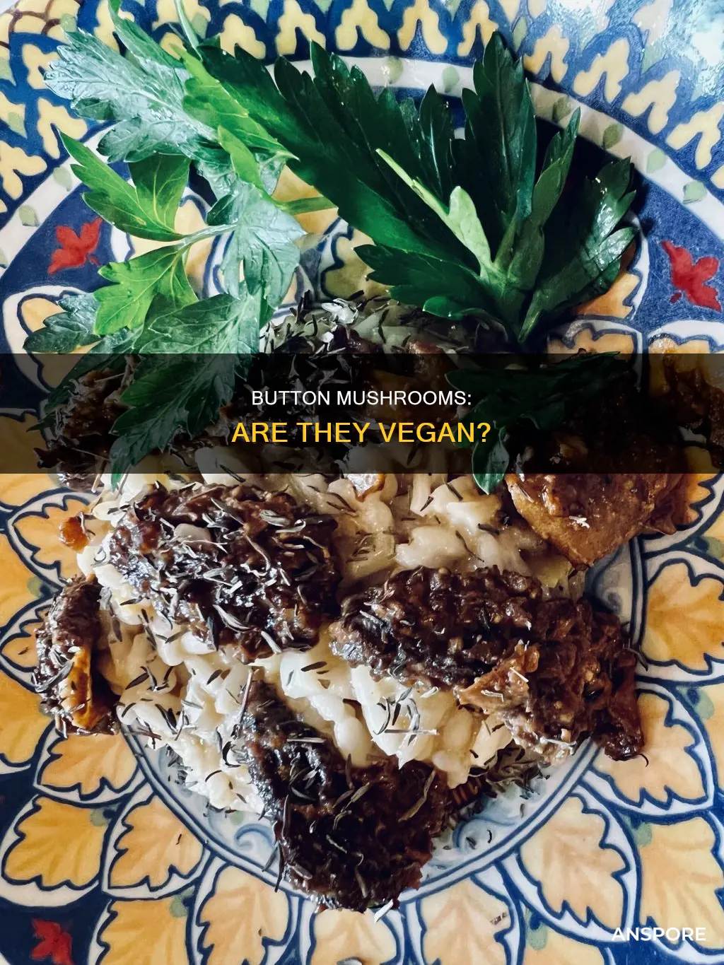 is button mushroom vegan