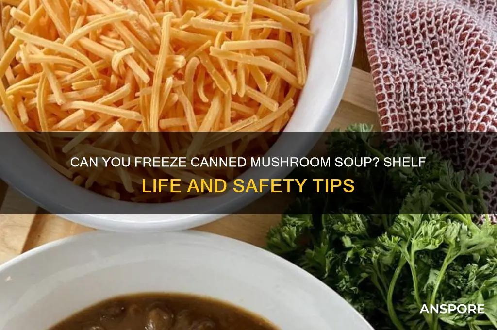 is canned mushroom soup still good if frozen