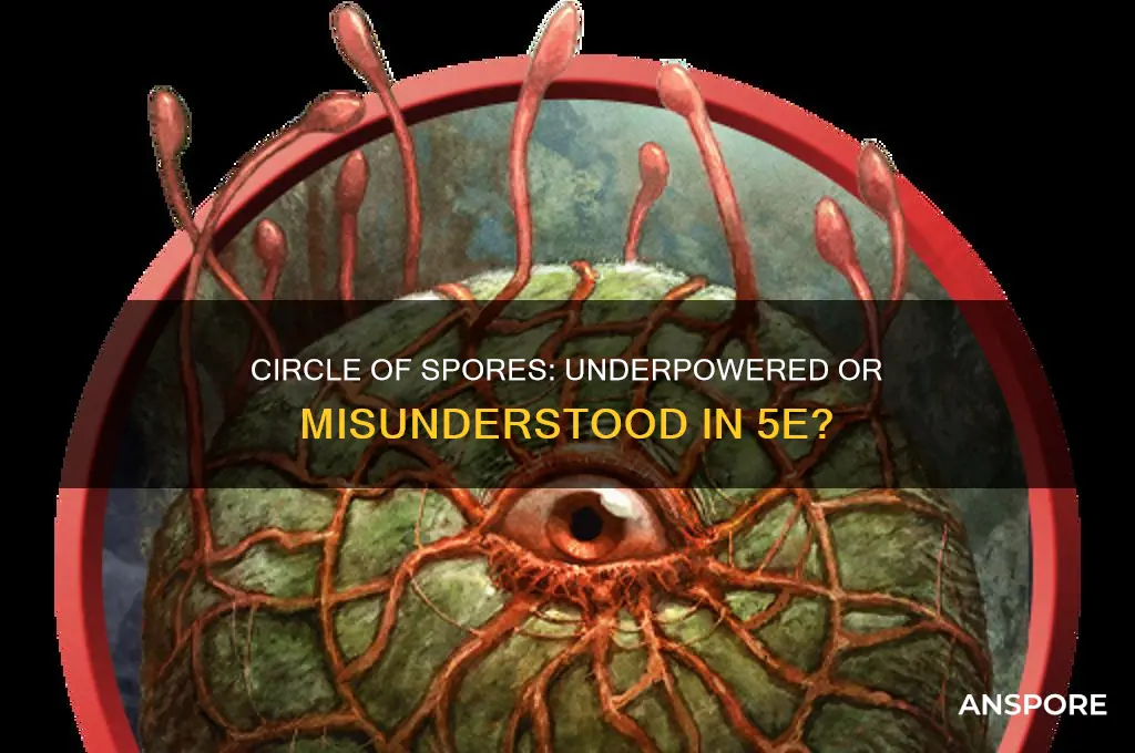 is circle of spores too weak