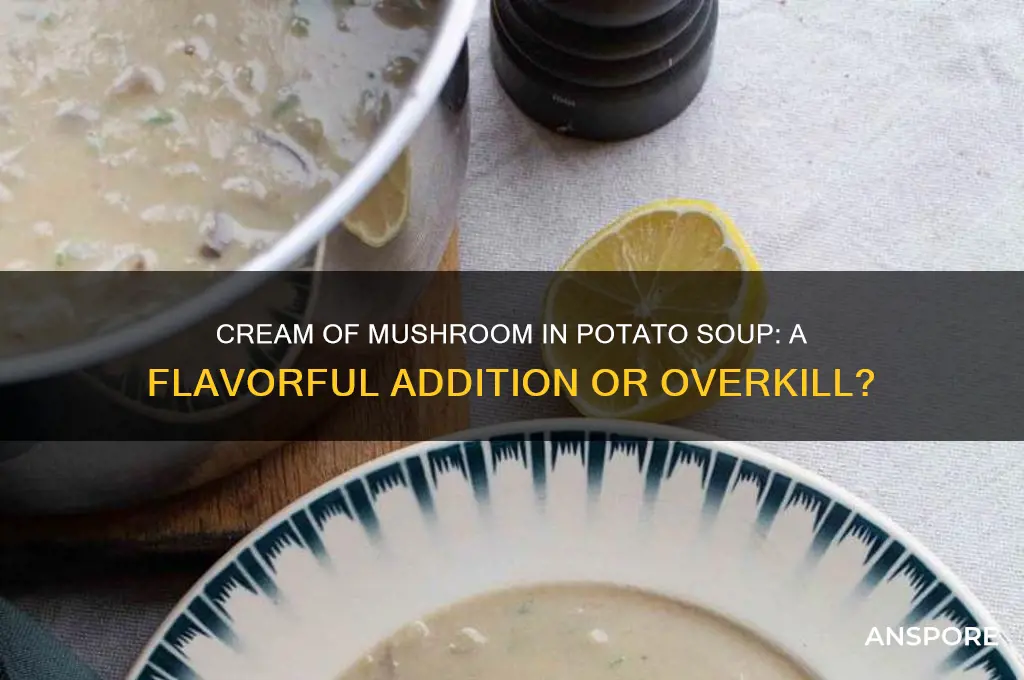 is cream of mushroom good in potato soup
