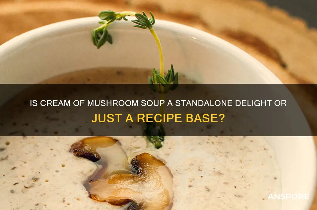 is cream of mushroom soup good by itself