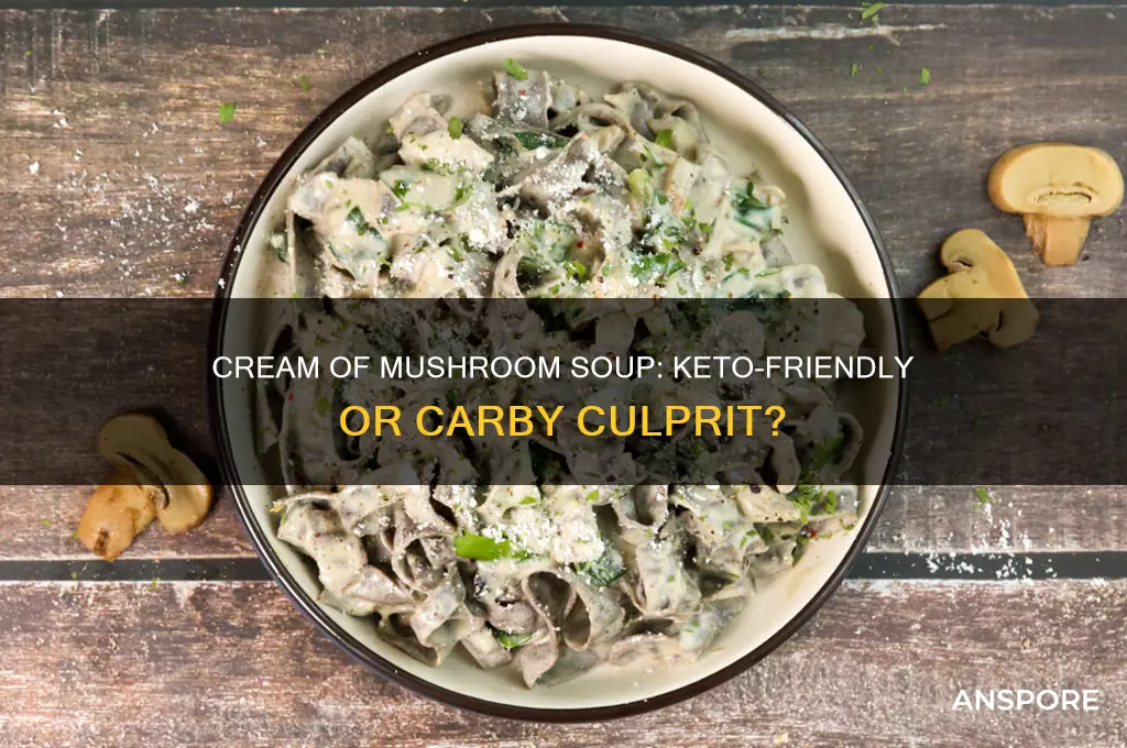 is cream of mushroom soup good on keto diet