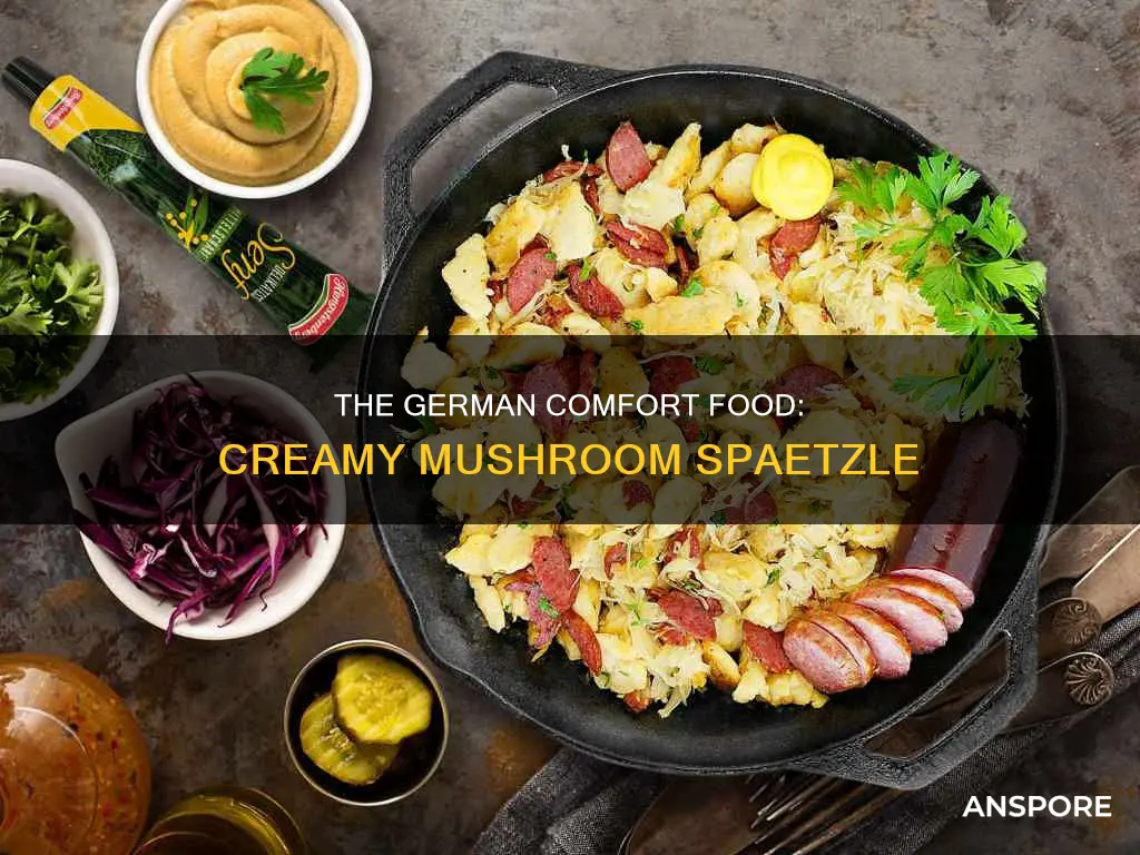 is creamy mushroom speatzle german