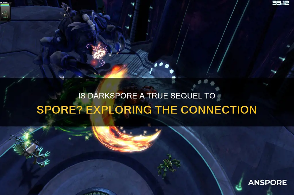 is darkspore a sequel to spore
