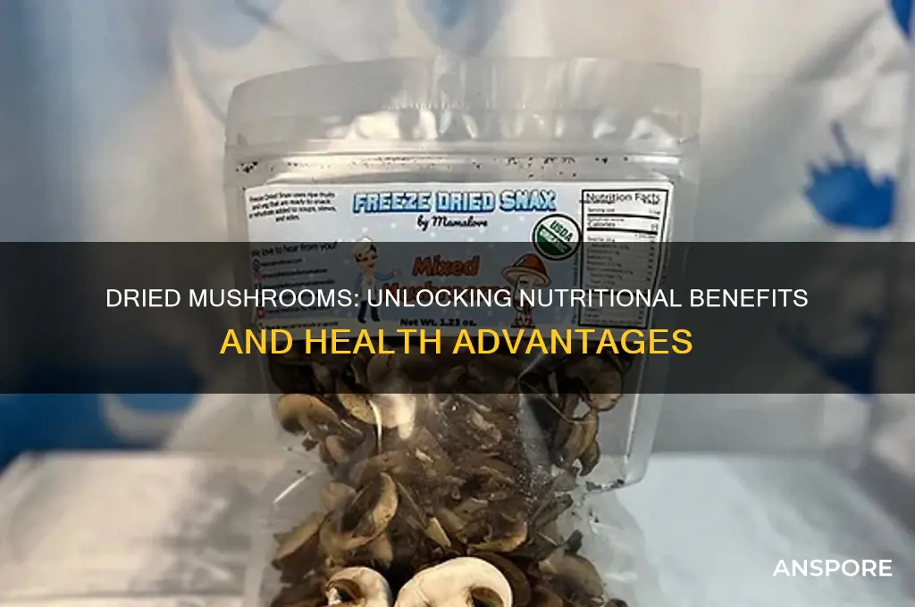 is dried mushroom good for health