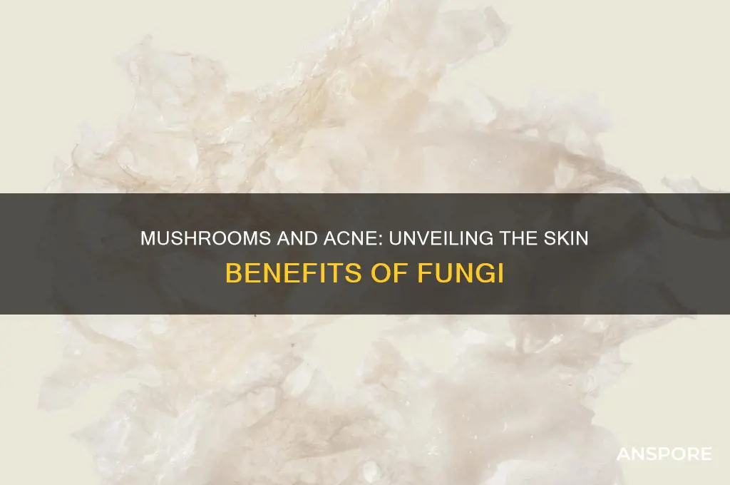 is eating mushroom good for acne