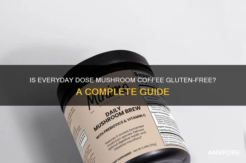 is everyday dose mushroom coffee gluten free