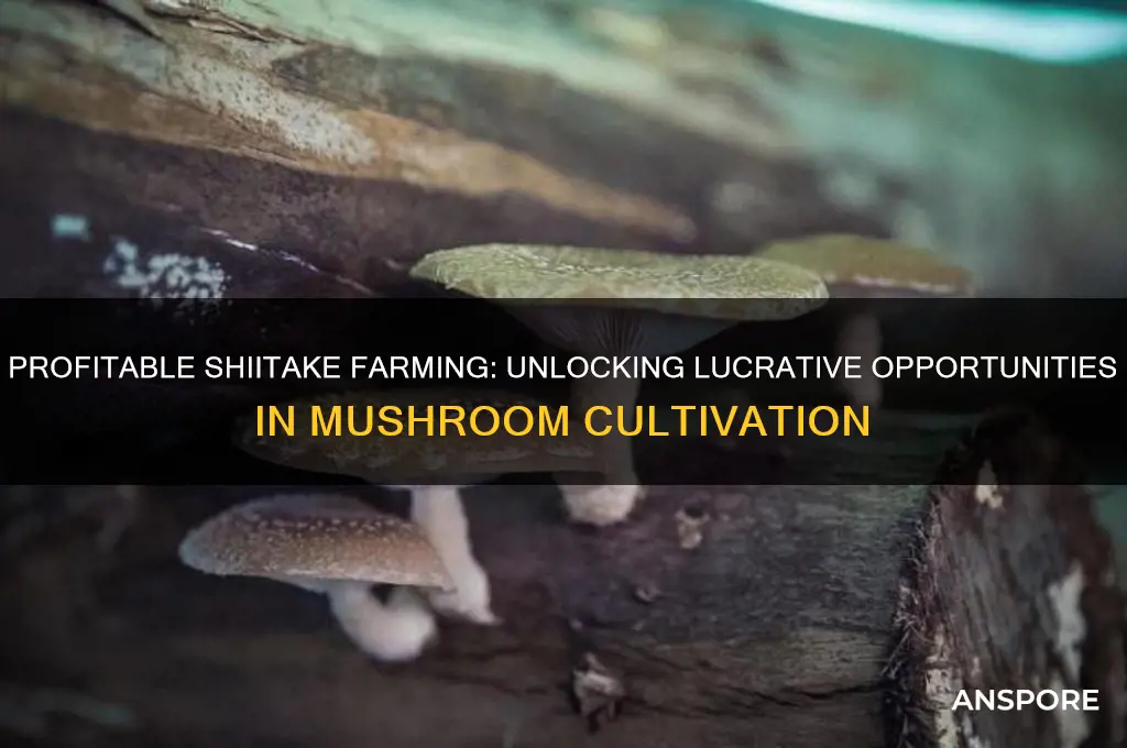 is growing shiitake mushrooms profitable