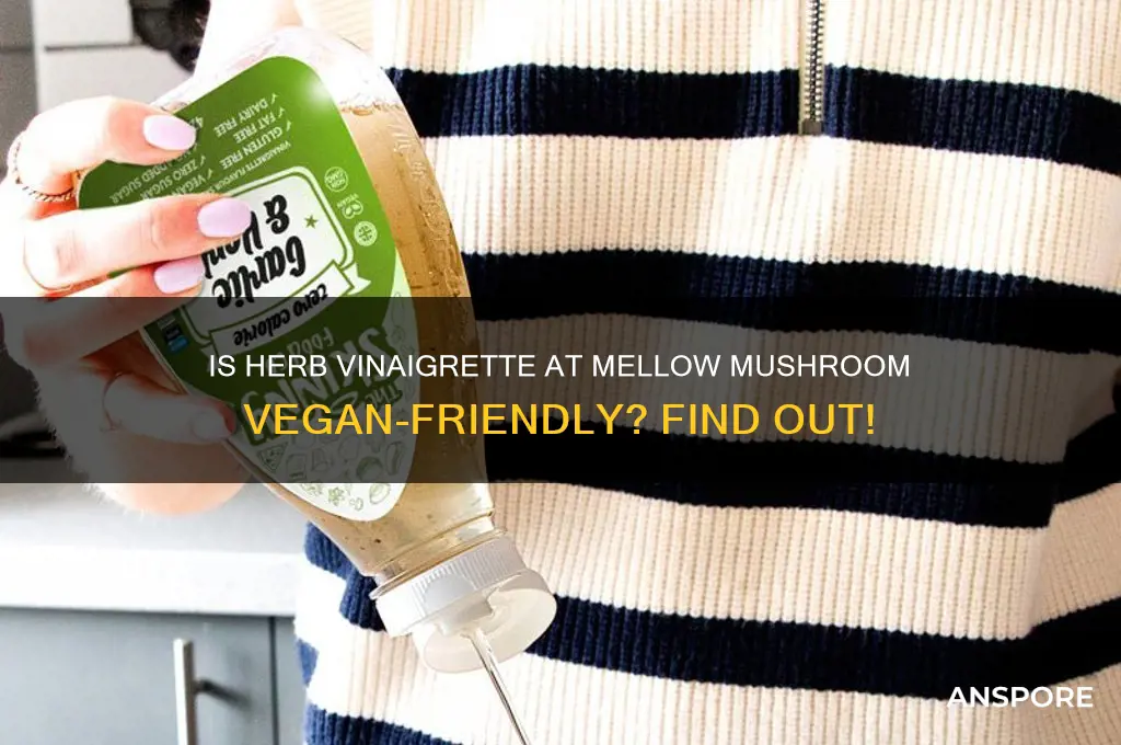 is herb vinaigrette vegan mellow mushroom