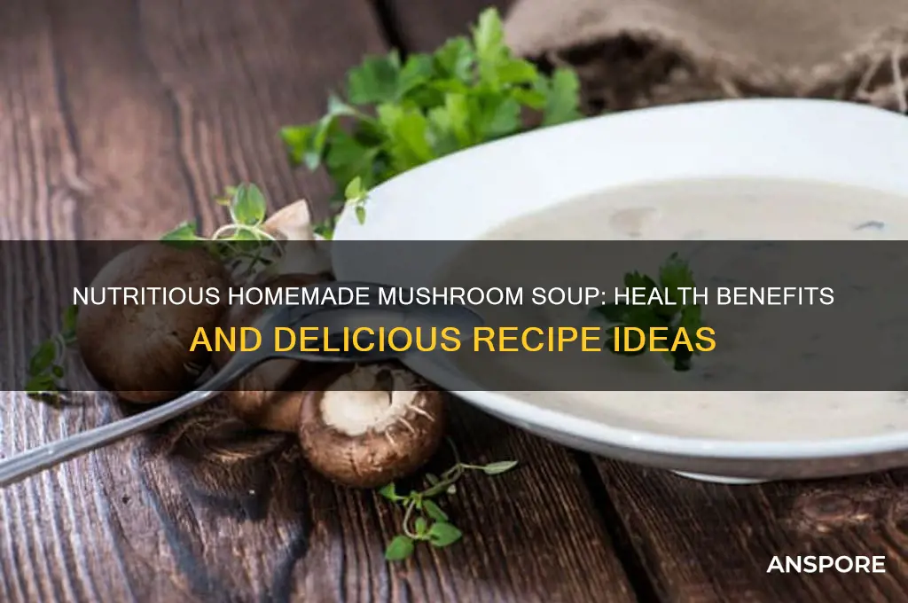 is homemade mushroom soup good for you