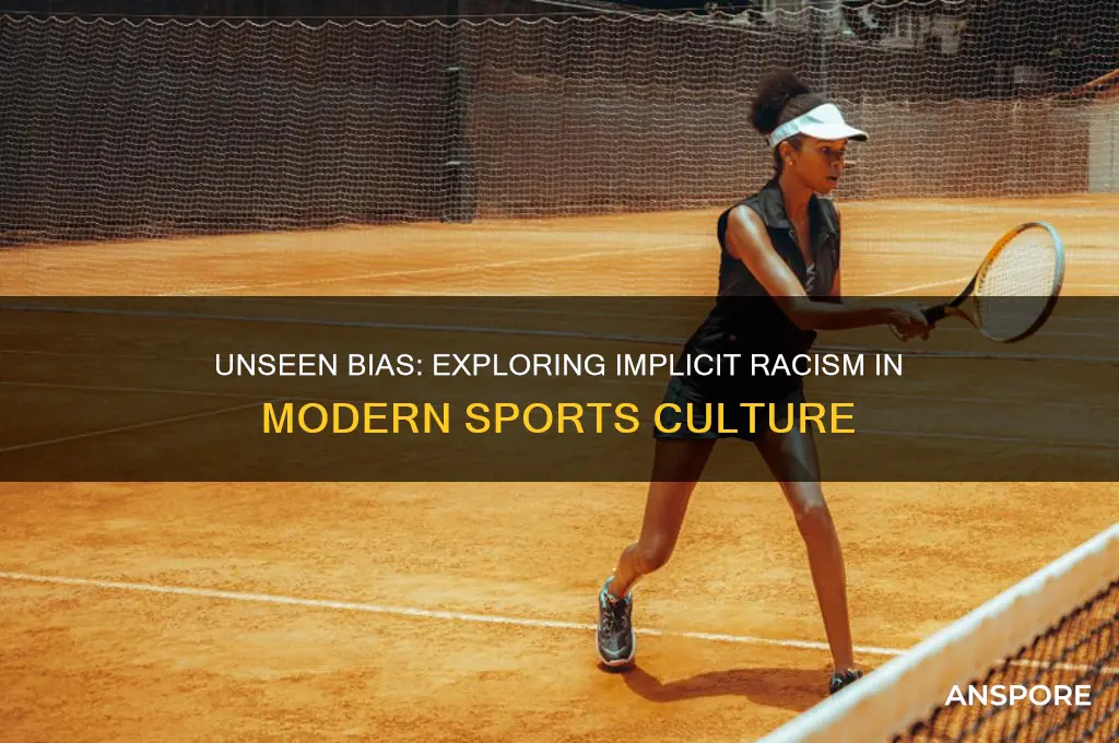 is implicit racism more common in spors