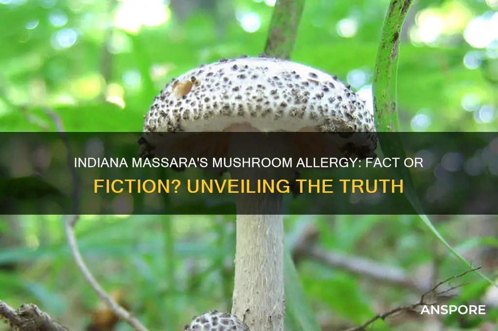 is indiana massara allergic to mushrooms