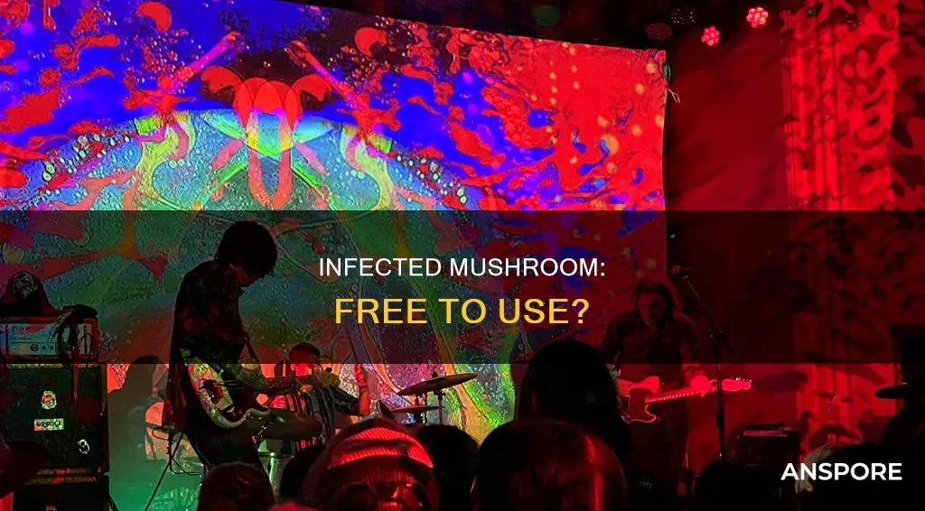 is infected mushroom royalty free