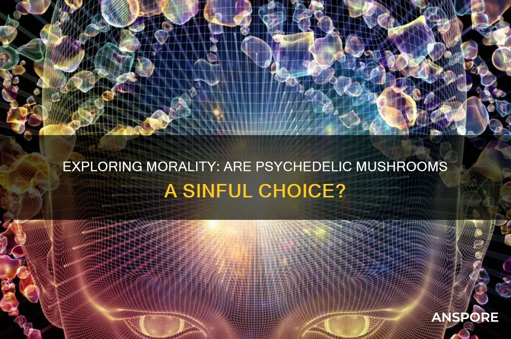 is it a sin to do mushrooms