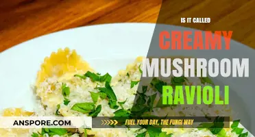 Creamy Mushroom Ravioli: Unraveling the Name and Delicious Details