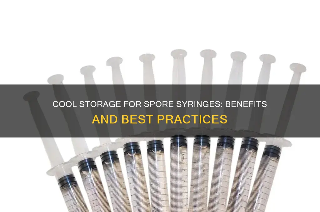 is it good to keep spore syringes cool