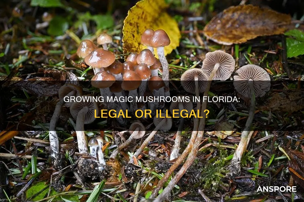 is it illegal to grow magic mushrooms in fl