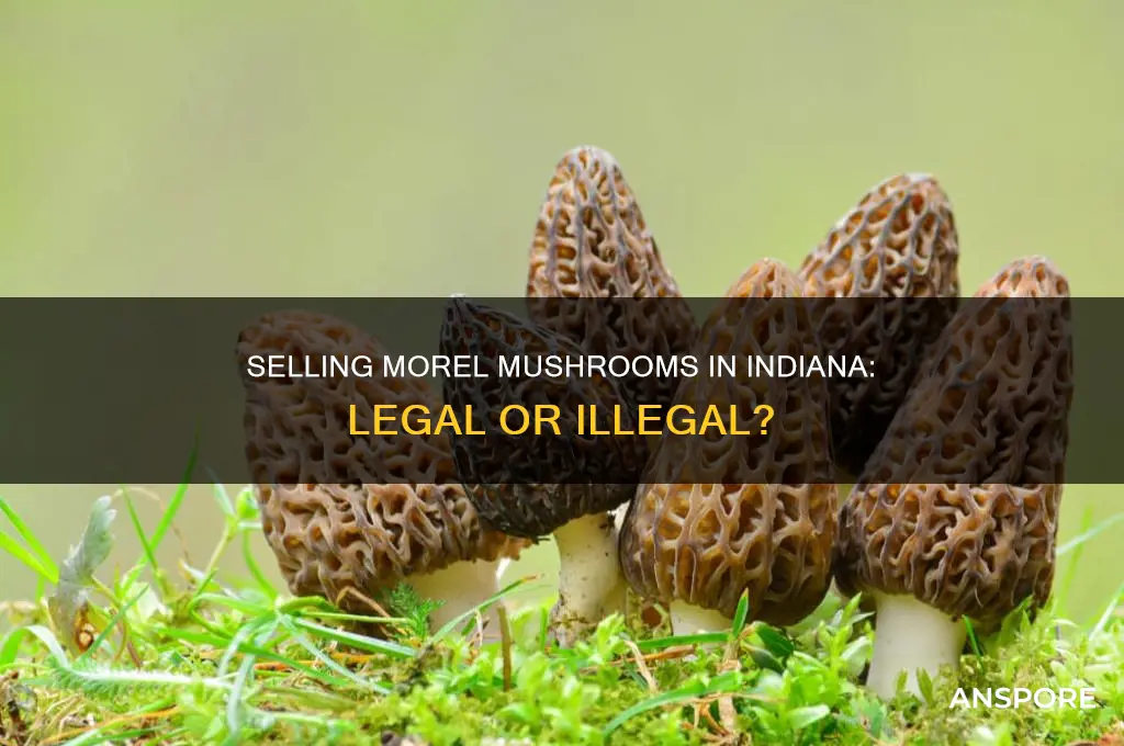 is it illegal to sell morel mushrooms in indiana