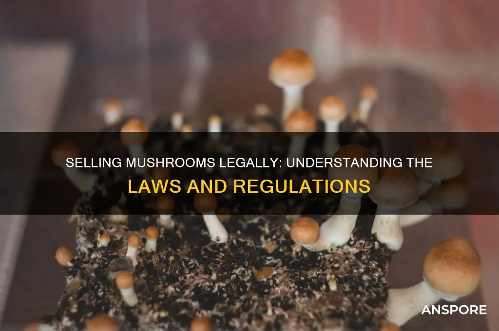 is it legal to sell mushrooms