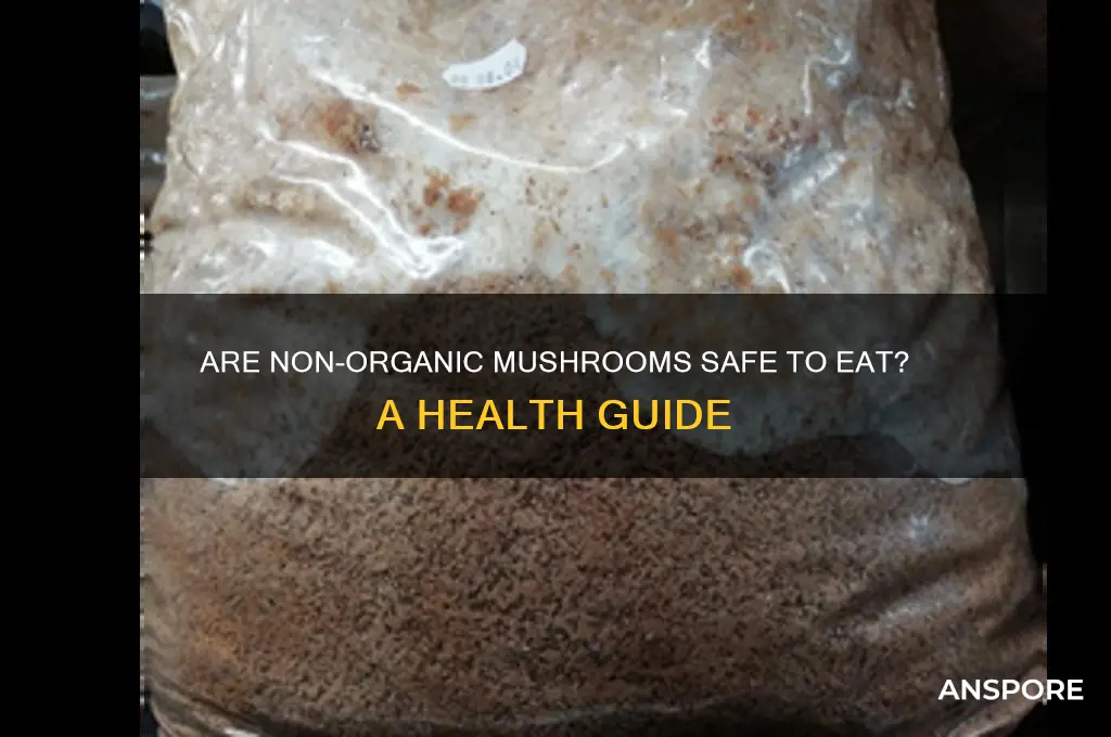 is it ok to eat non organic mushrooms