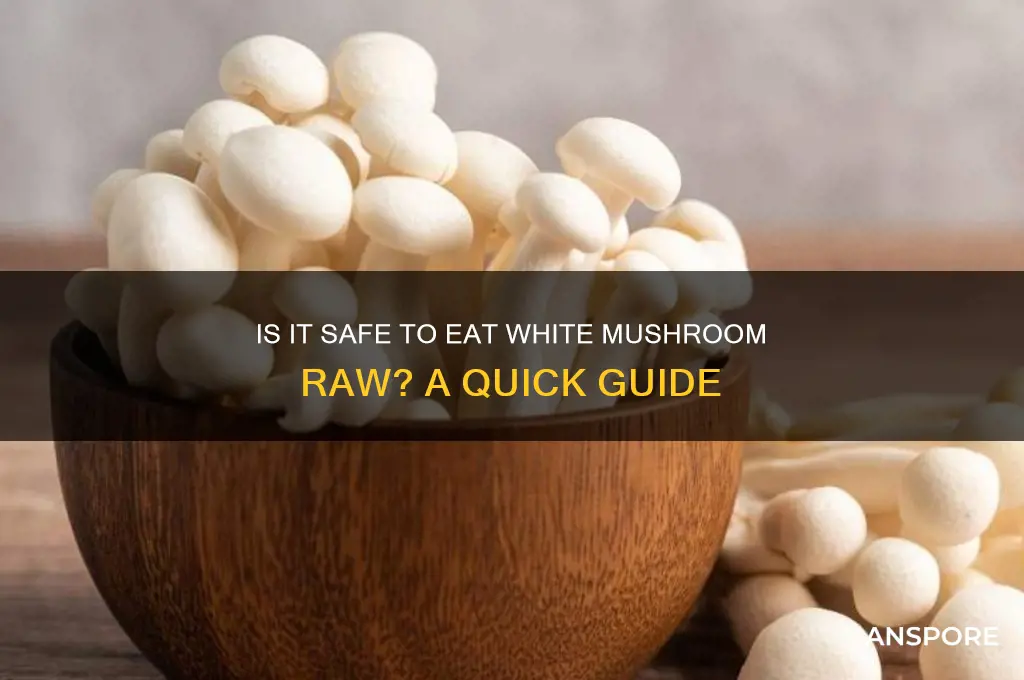is it ok to eat white mushroom ra